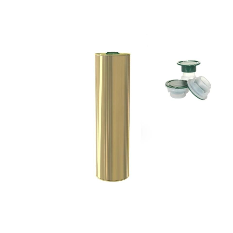 Sarkap 0,75 L 512'li Silindir Zeytinyağı Tenekesi Gold