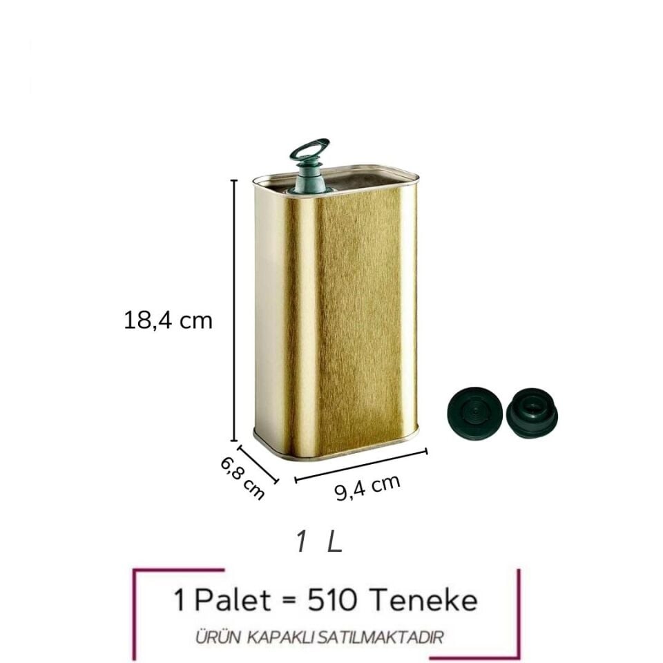 Sarkap 1 L 510'lu  Zeytinyağı Tenekesi