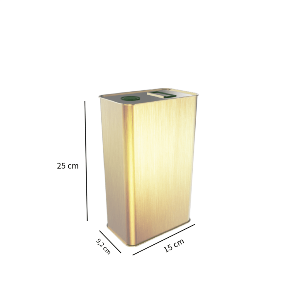 Sarkap 3 L Zeytinyağı Tenekesi - 400 Adet Paletli Gold