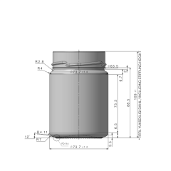 Sarkap 350 ml Kapaksız Cam Kavanoz