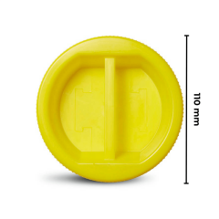 Sarkap 1500 ml Köşeli Pet Kavanoz Sarı