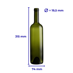 Sarkap 750 ml Europe 19 Adet Kolili Kapaklı Cam Zeytinyağı Şişesi Yağdanlık Yeşil