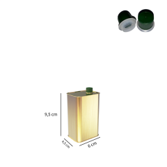 Sarkap 0,175 L (175 ml) Kapaklı Dekoratif Zeytinyağı Tenekesi