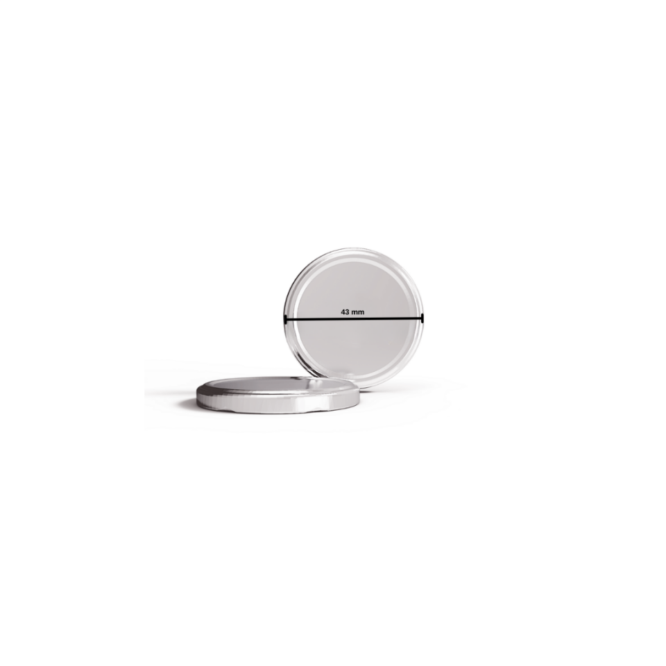Sarkap 43 mm 3000 Adet Kolili Kavanoz Kapağı Silver