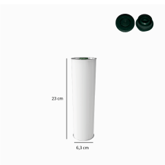 Sarkap 0,75 L (750 ml) Kapaklı Silindir Zeytinyağı Tenekesi Beyaz