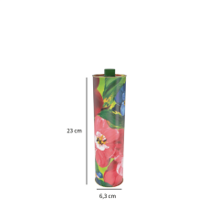 Sarkap 0,75 L (750 ml) 27 Adet Kolili Kapaklı Silindir Dekoratif Zeytinyağı Tenekesi Karışık Çiçek
