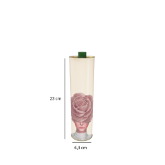 Sarkap 0,75 L (750 ml) 27 Adet Kolili Kapaklı Silindir Dekoratif Zeytinyağı Tenekesi Pembegül