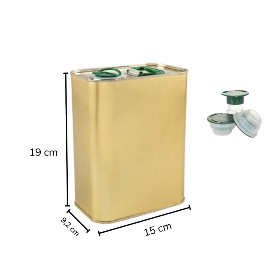 Sarkap 2 L 8'li Zeytinyağı Tenekesi Gold