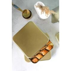 Sarkap 195x42 mm Metal Kare Kutu Gold