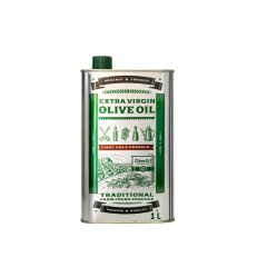 Sarkap Premium 1 L (1000 ml) Kapaklı Zeytinyağı Tenekesi Premium - Dobi Kapak