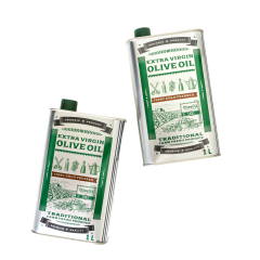 Sarkap Premium 1 L (1000 ml) Kapaklı Zeytinyağı Tenekesi Premium - Dobi Kapak