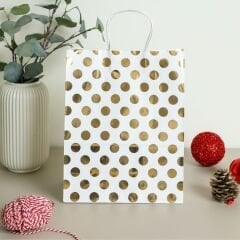 Sarkap Home 3'lü 26x33 Desenli Kraft Kağıt Poşet Çanta Sarı