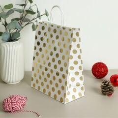 Sarkap Home 3'lü 26x33 Desenli Kraft Kağıt Poşet Çanta Sarı
