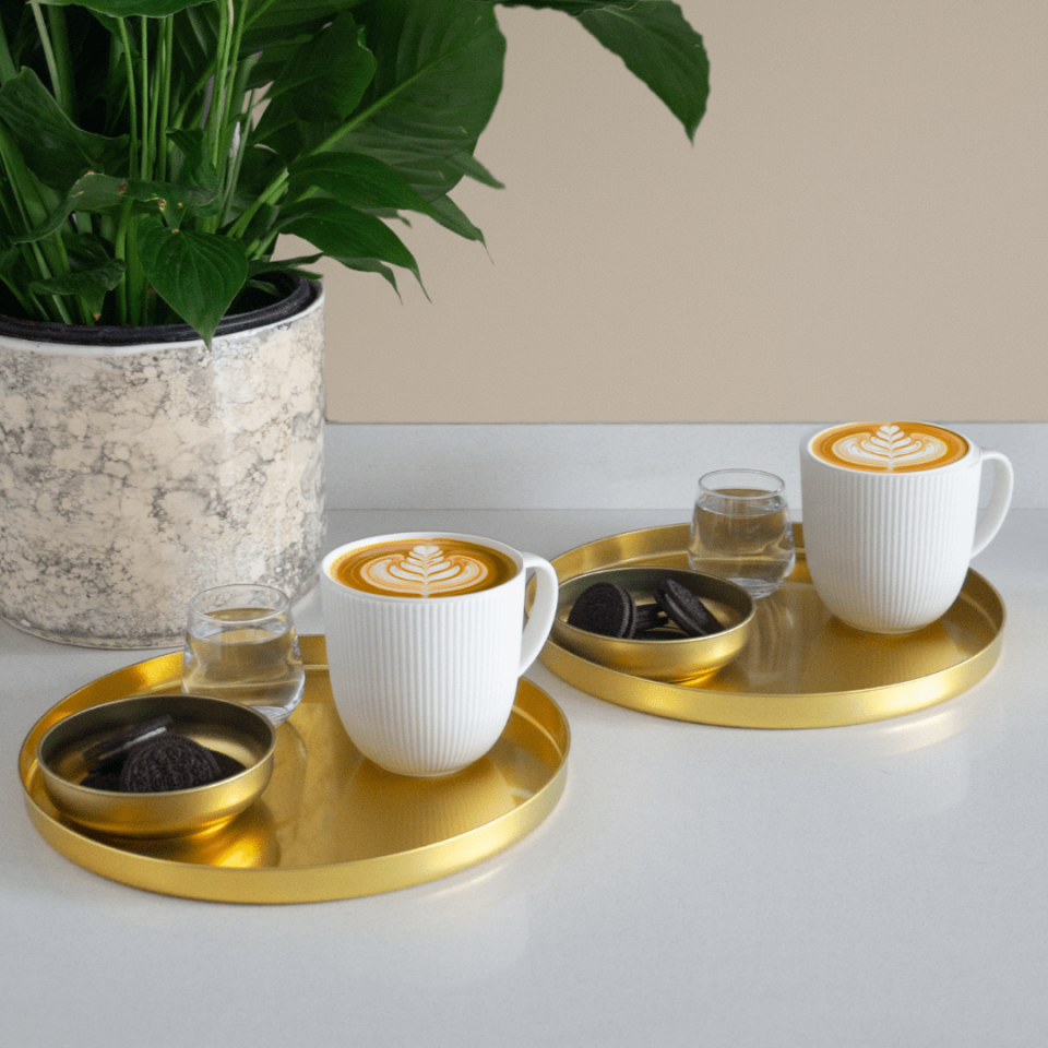 Sarkap Home 24 cm 2'li Derin Bistro Sunumluk Tepsi