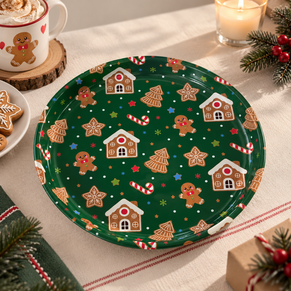 Sarkap Home 6 Adet Meyve Tabağı GingerbreadYeşil