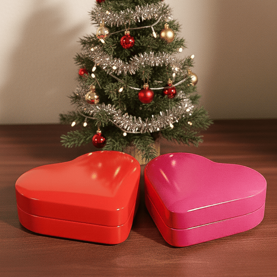 Sarkap Home 0,8 L 2'li Kalpli Kutular 171x150x39 mm Kırmızı&Pembe
