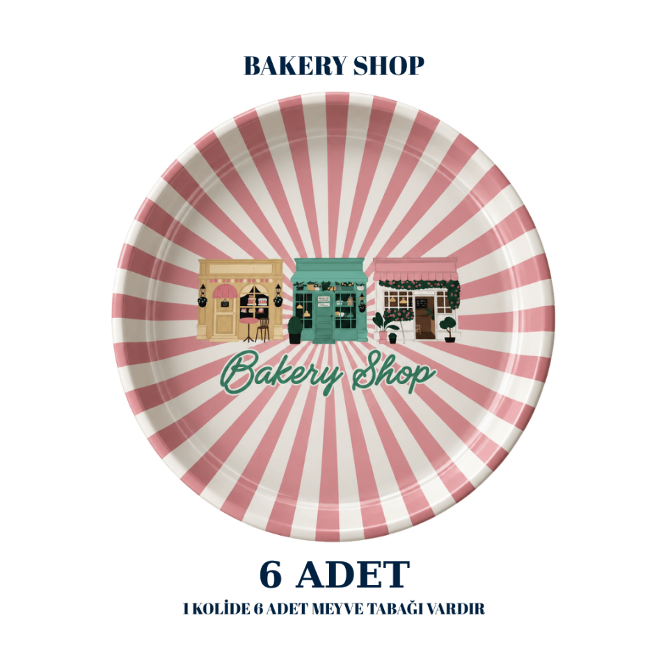 Sarkap Home 6 Adet Meyve Tabağı BakeryShop