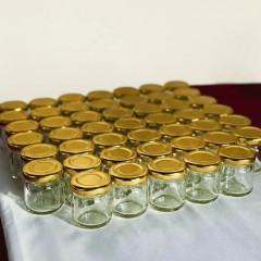 Sarkap Home 47'li 40 ml Cam Kavanoz Seti Gold