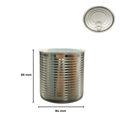 Sarkap 84x85 Pigment Laklı Kapaklı Konserve Kutusu