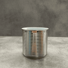 Sarkap 84x85 Pigment Laklı Kapaklı Konserve Kutusu Easy Open Kapak - Kordonlu  Silver