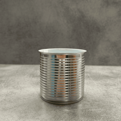 Sarkap 84x85 Pigment Laklı Kapaklı Konserve Kutusu Boğumlu  Kapak - Kordonlu  Silver