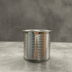 Sarkap 84x85 Pigment Laklı Kapaklı Konserve Kutusu Boğumlu  Kapak - Kordonlu  Silver