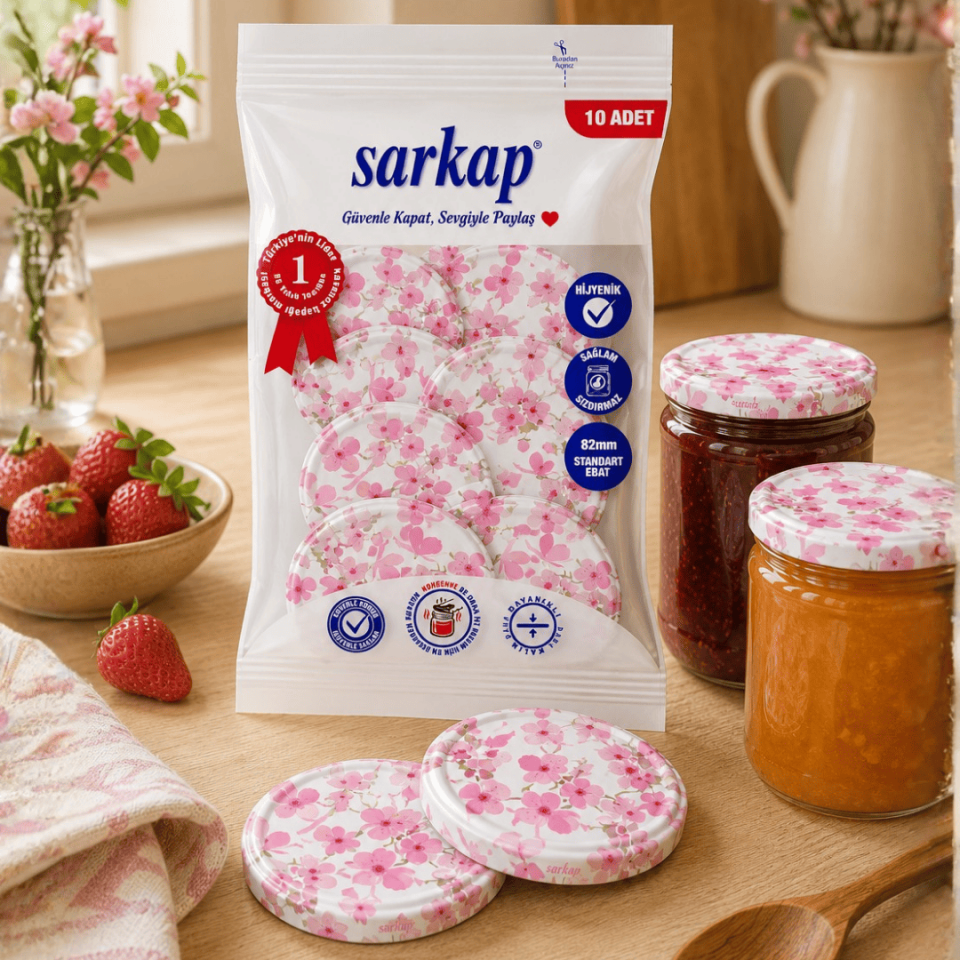 Hijyenik Paketli 10'lu 82 mm Kapak - Sakura SakuraPembe
