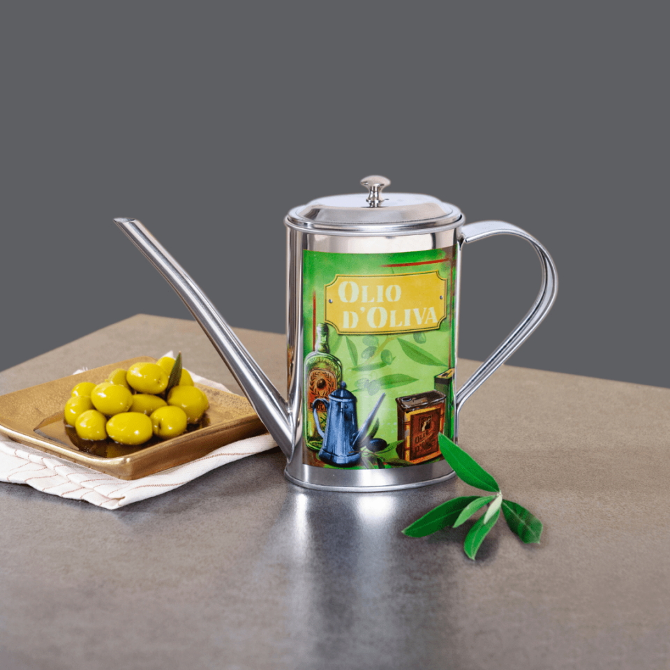 Sarkap Home 500 ml Paslanmaz Çelik Yağdanlık  Yeşil