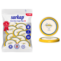 Hijyenik Paketli 10'lu 82 mm Kapak - Pop Art Sebze Seri   LimonKase