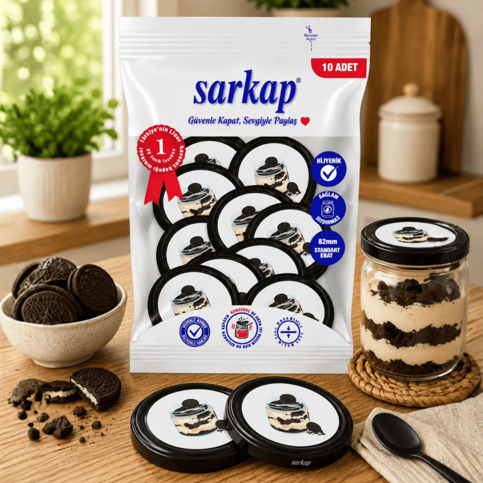 Hijyenik Paketli 10'lu 82 mm Kapak - Magnolia Seri