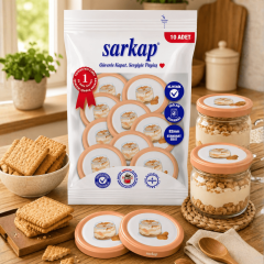 Hijyenik Paketli 10'lu 82 mm Kapak - Magnolia Seri Bisküvi