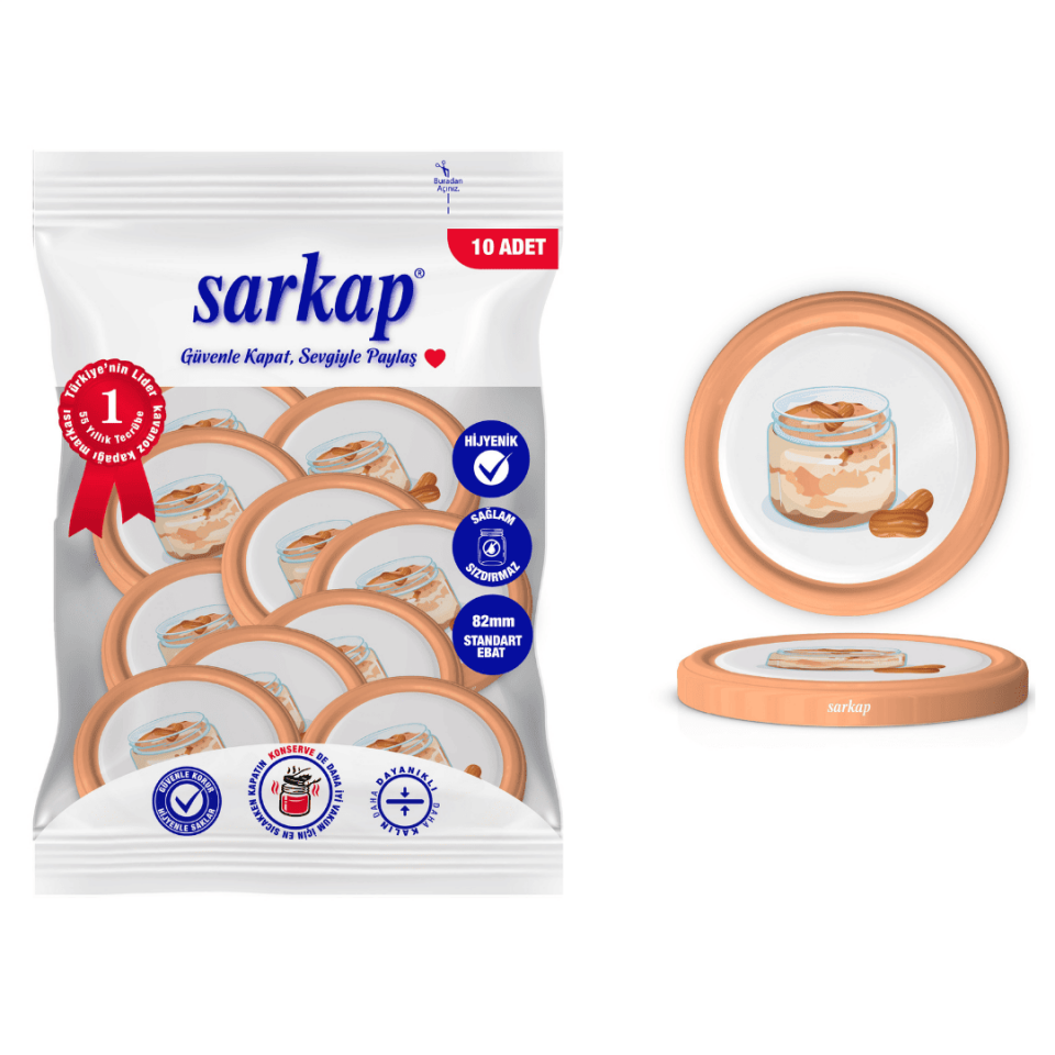 Hijyenik Paketli 10'lu 82 mm Kapak - Magnolia Seri Bisküvi