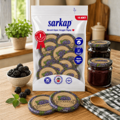 Hijyenik Paketli 10'lu 82 mm Kapak - Jams Cherry