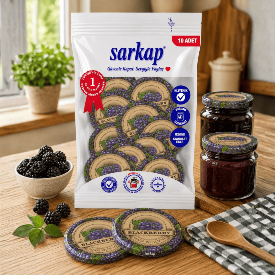 Hijyenik Paketli 10'lu 82 mm Kapak - Jams Blackberry