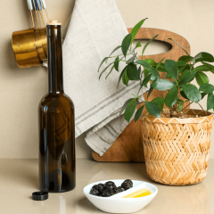 Sarkap 500 ml Giraffa Kapaklı Cam Zeytinyağ Şişesi Yağdanlık