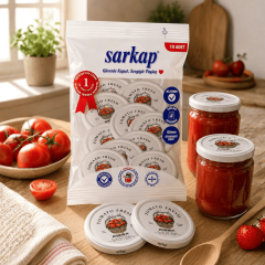 Hijyenik Paketli 10'lu 82 mm Kapak -  Domates Seri DomatesSepeti