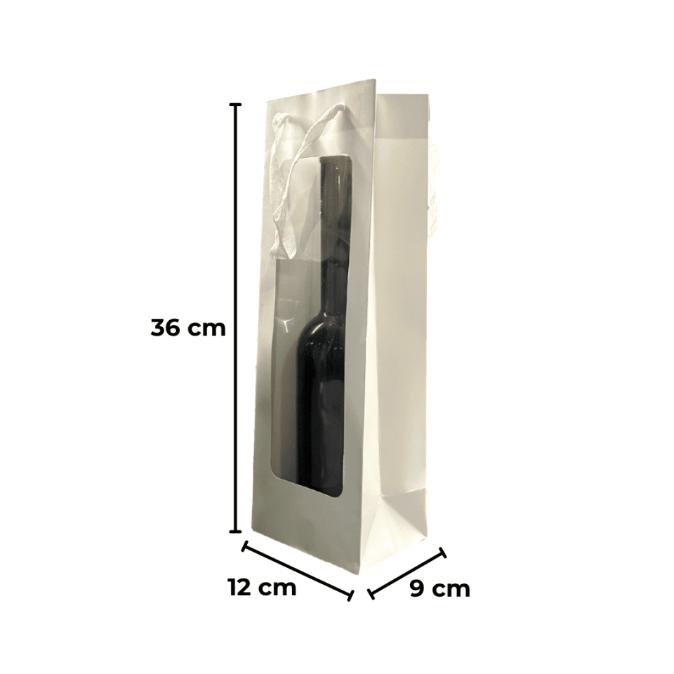 Sarkap 12'li Pencereli Hediyelik Karton Çanta 12x9x36 cm