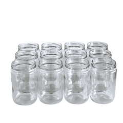Sarkap Home 12'li 660 ml Kapaksız Cam Kavanoz