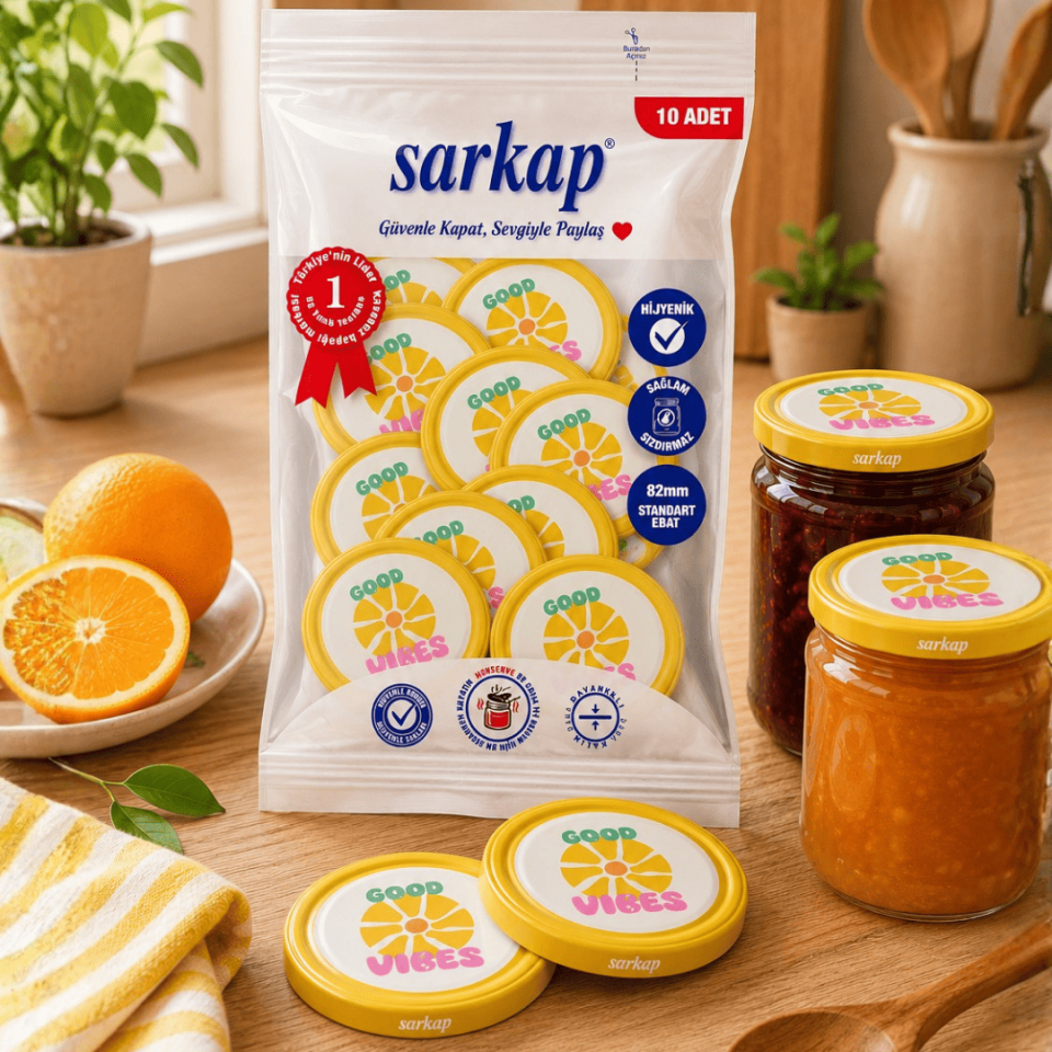 Hijyenik Paketli 10'lu 82 mm Kapak - Vibes GoodVibes