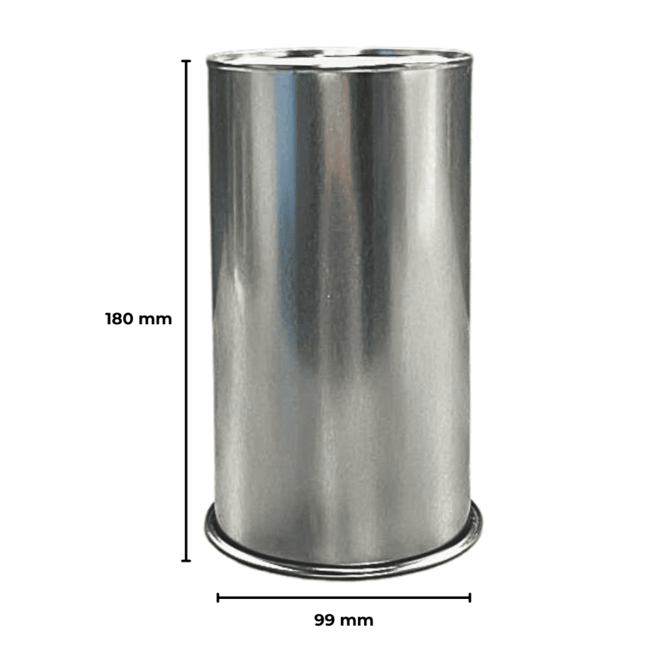 Sarkap 726'lı 99x180 Kapaklı 500 Gr Metal Kahve Kutusu