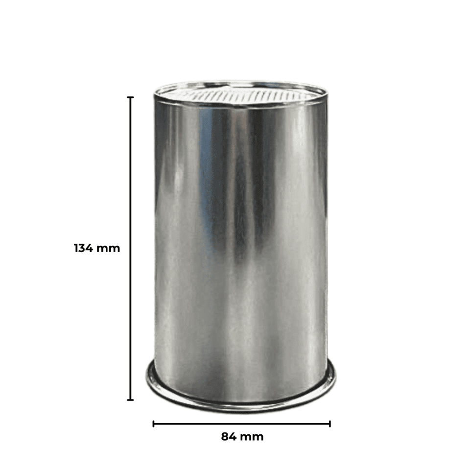 Sarkap 350'li 84x134 Kapaklı 250 Gr Metal Kahve Kutusu