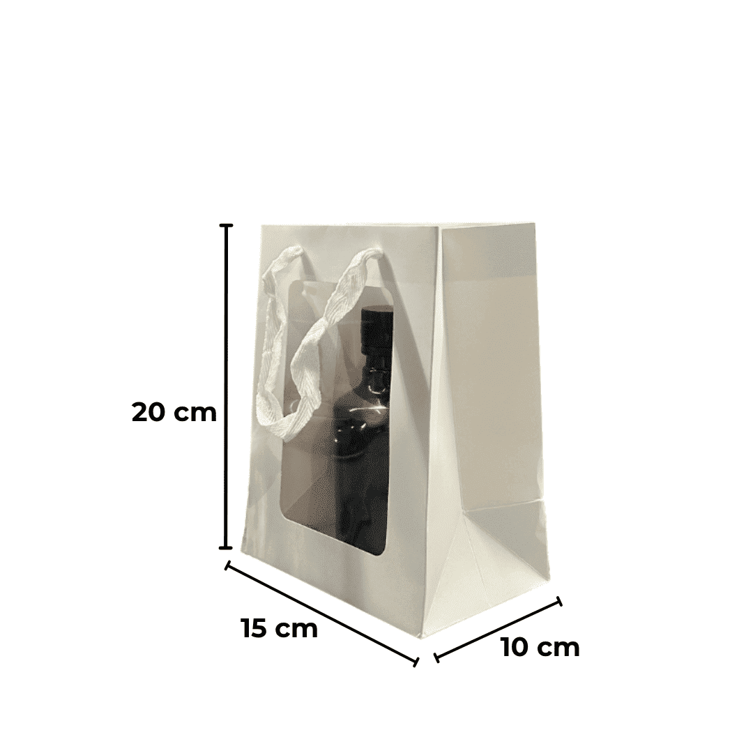 Sarkap Pencereli Hediyelik Karton Çanta 15x10x29 cm