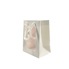 Sarkap Pencereli Hediyelik Karton Çanta 15x10x20 cm