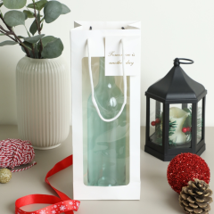 Sarkap Pencereli Hediyelik Karton Çanta 13x36x9 cm