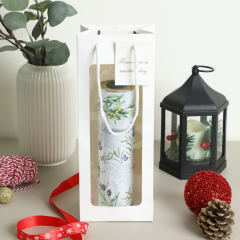 Sarkap Pencereli Hediyelik Karton Çanta 13x36x9 cm