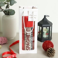 Sarkap Pencereli Hediyelik Karton Çanta 13x36x9 cm