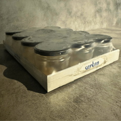 Sarkap 300 ml Mat Siyah Kapaklı Baharatlık Kavanoz