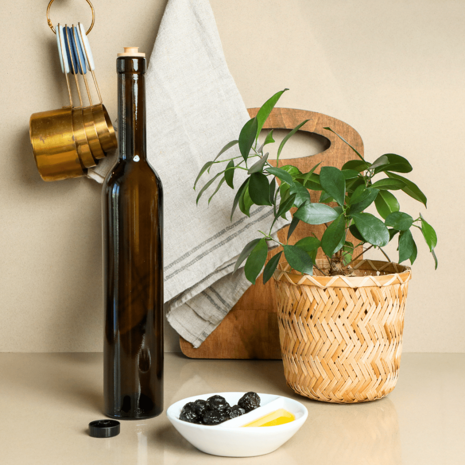 Sarkap 500 ml Future Cetie 16 Adet Kolili Cam Zeytinyağ Şişesi Yağdanlık