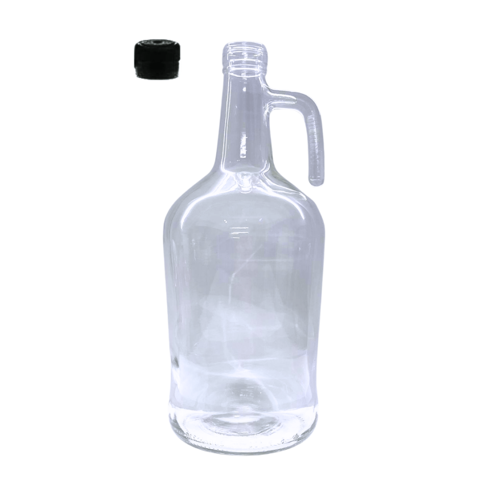 Sarkap 3000 ml 5 Adet Kolili Cam Galon Zeytinyağı Şişesi Yağdanlık Akıtmasız Kapaklı