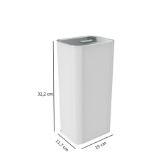 Sarkap 5 L (5000 ml) Kapaklı Kulplu Zeytinyağı Tenekesi Beyaz